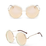 Round metal cutout sunglasses - Heritage cosmetics and beauty care