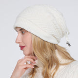 Winter Baotou hats plus velvet knitted men and women pullovers - Heritage cosmetics and beauty care