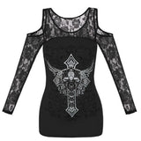 Women T-shirts Cold Shoulder Sexy Tops Tee Shirt Heritage cosmetics and beauty care