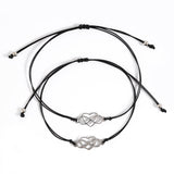 Heart Infinity Charm Bracelets For Women Men Handmade Boho Friendship Bracelets Couple Jewelry Gift - Heritage cosmetics and beauty care