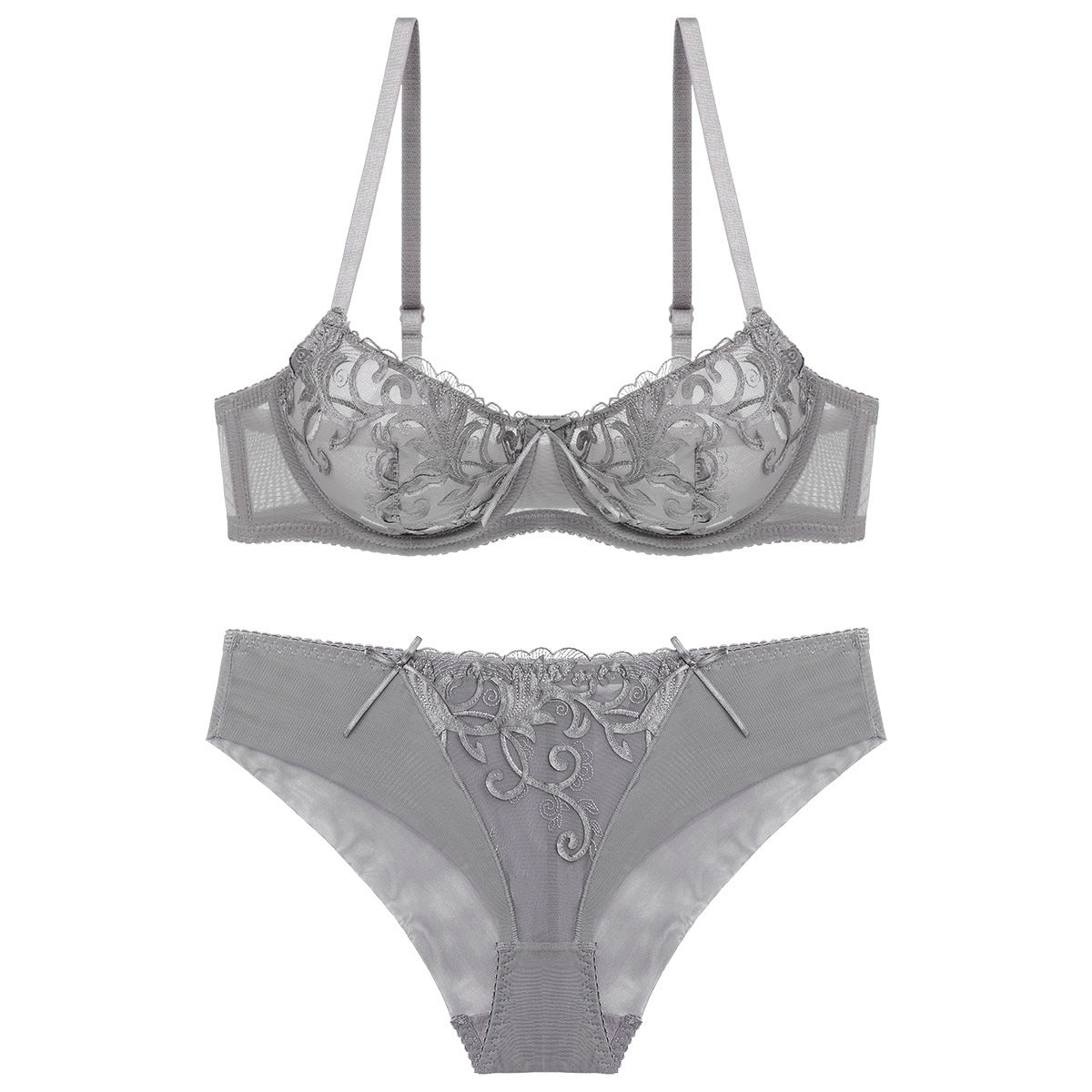 Women's embroidered bra set - Heritage cosmetics and beauty care