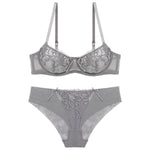 Women's embroidered bra set - Heritage cosmetics and beauty care