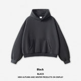 Fashion Brand Heavy Washed Fried Color Sweater For Men