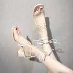 Strappy Heel Sandals - Heritage cosmetics and beauty care