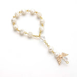 Angel rosary christening baptism Bracelets - Heritage cosmetics and beauty care