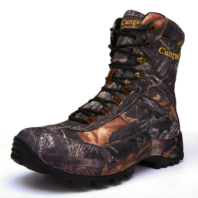 Camouflage outdoor combat boots - Heritage cosmetics and beauty care