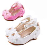 Children's leather shoes girls' high heels - Heritage cosmetics and beauty care