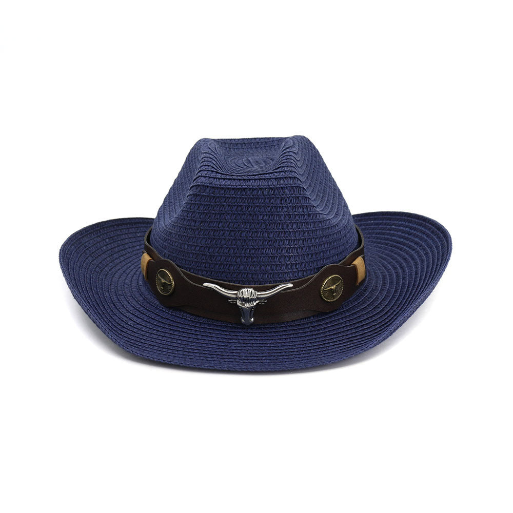 Western cowboy ethnic straw hat - Heritage cosmetics and beauty care