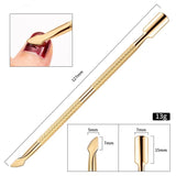 Stainless steel dead skin push nail file Heritage cosmetics and beauty care