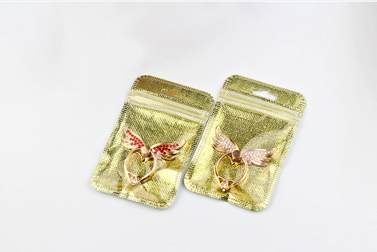 Angel Wings Metal Diamond-Studded Anti-Fall Mobile Phone Holder - Heritage cosmetics and beauty care