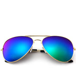 A new generation of color film UV reflective metal Sunglasses Polarized Sunglasses ladies fashion sunglasses - Heritage cosmetics and beauty care