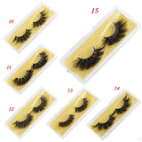 100% Mink Eyelashes 25mm Wispy Fluffy Fake Lashes - Heritage cosmetics and beauty care