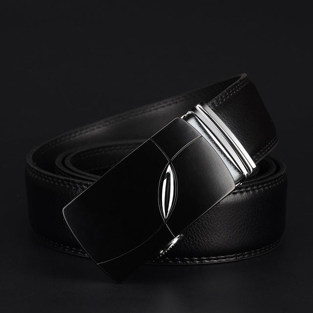 Fashion business belt with automatic buckle belt - Heritage cosmetics and beauty care