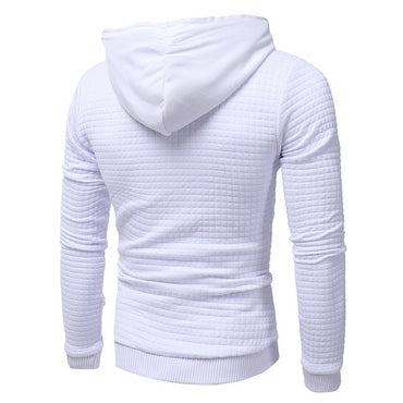 fo Square Pattern Quilted Classic  Men's  Casual Hoodies Men Heritage cosmetics and beauty care