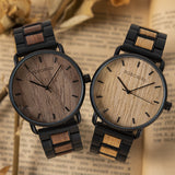 Retro style waterproof men's wooden watch - Heritage cosmetics and beauty care