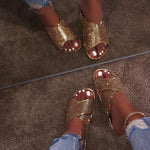 Diamond sandals slippers - Heritage cosmetics and beauty care