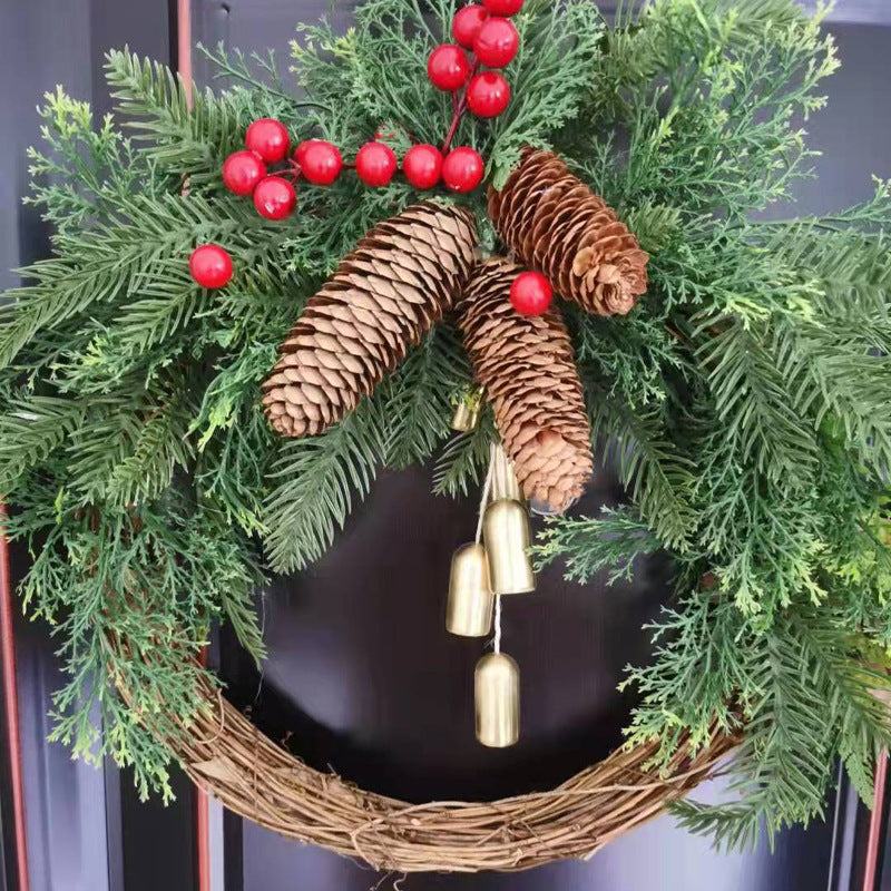 Christmas Wreath Bell Door Hanging - Heritage cosmetics and beauty care