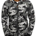 Camouflage Cardigan Hoodies - Heritage cosmetics and beauty care