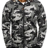 Camouflage Cardigan Hoodies - Heritage cosmetics and beauty care