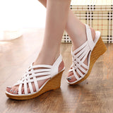 Fishbill Wedge Sandals - Heritage cosmetics and beauty care