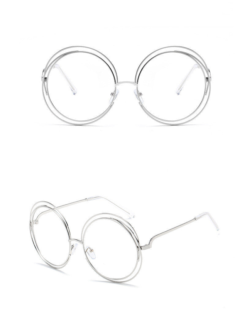 Round metal cutout sunglasses - Heritage cosmetics and beauty care