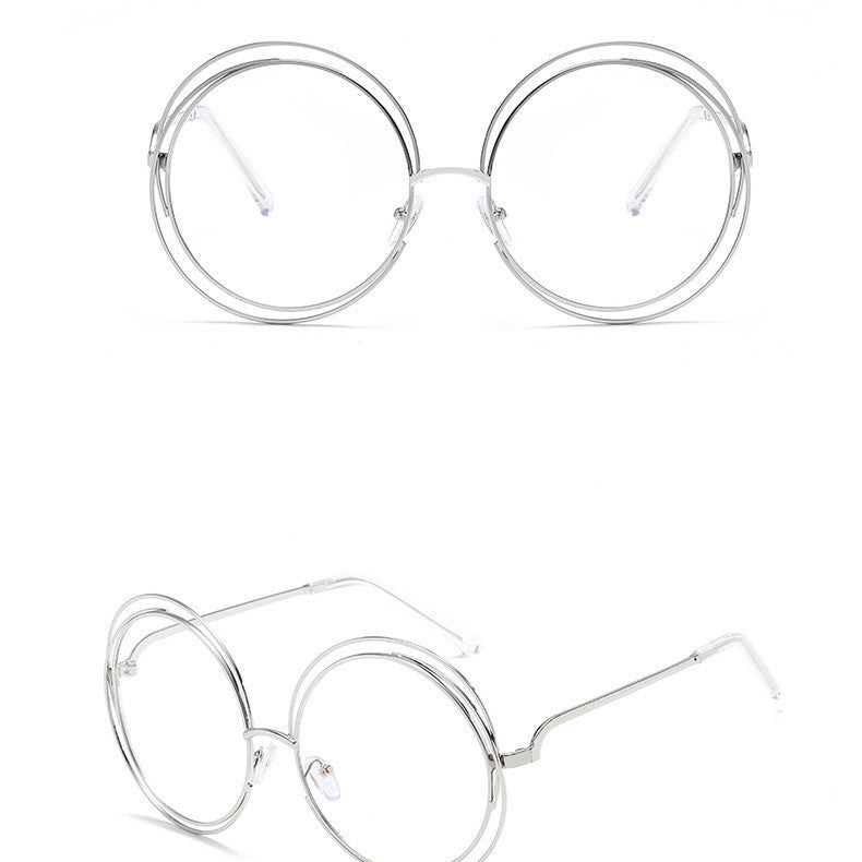 Round metal cutout sunglasses - Heritage cosmetics and beauty care