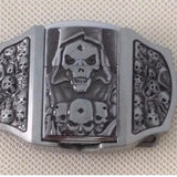 3D ghost head lighter belt buckle European and American fashion belt buckle - Heritage cosmetics and beauty care