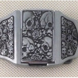 3D ghost head lighter belt buckle European and American fashion belt buckle - Heritage cosmetics and beauty care