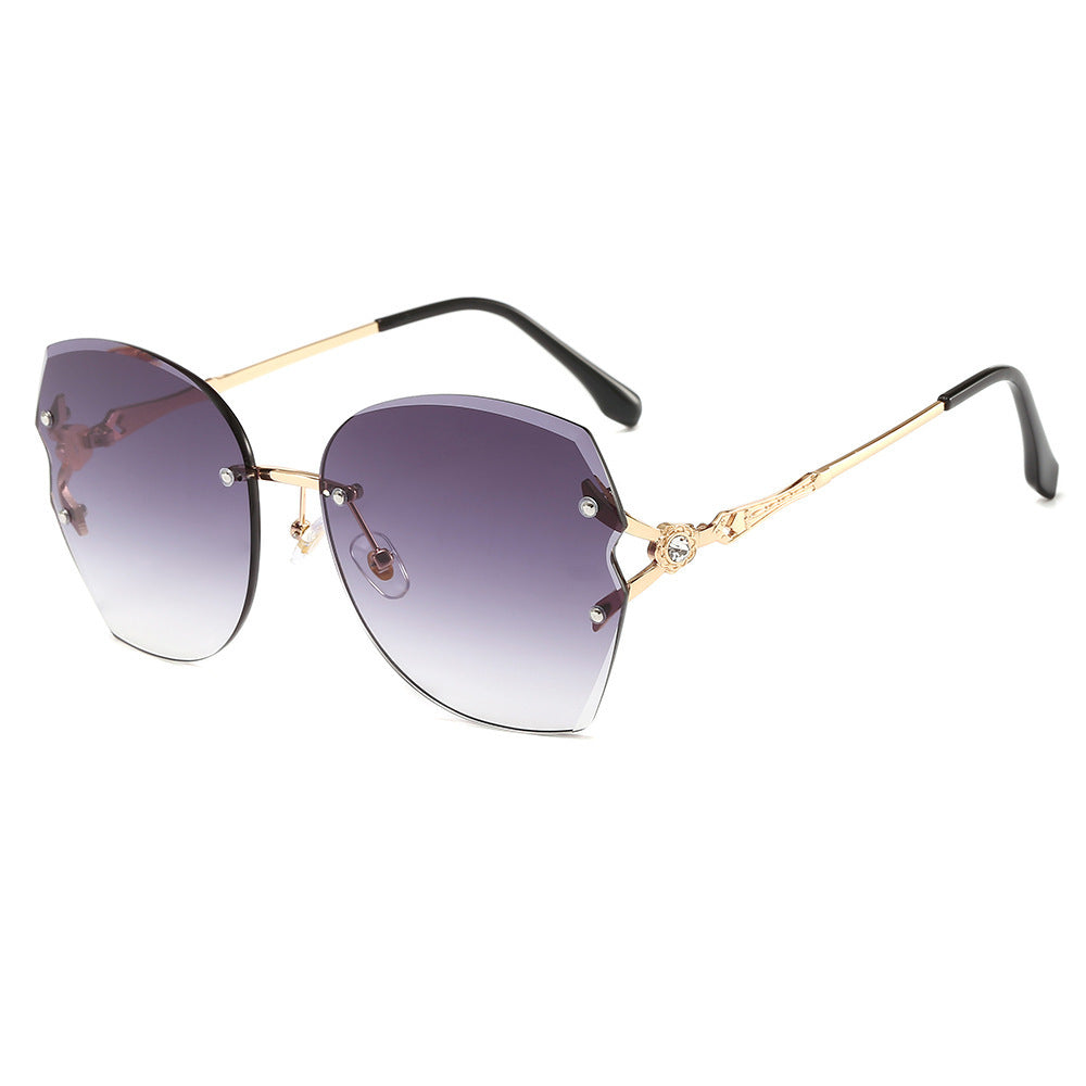 Women's frameless trimmed sunglasses - Heritage cosmetics and beauty care