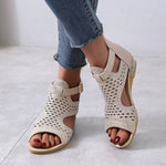 Women's oversized Roman sandals - Heritage cosmetics and beauty care