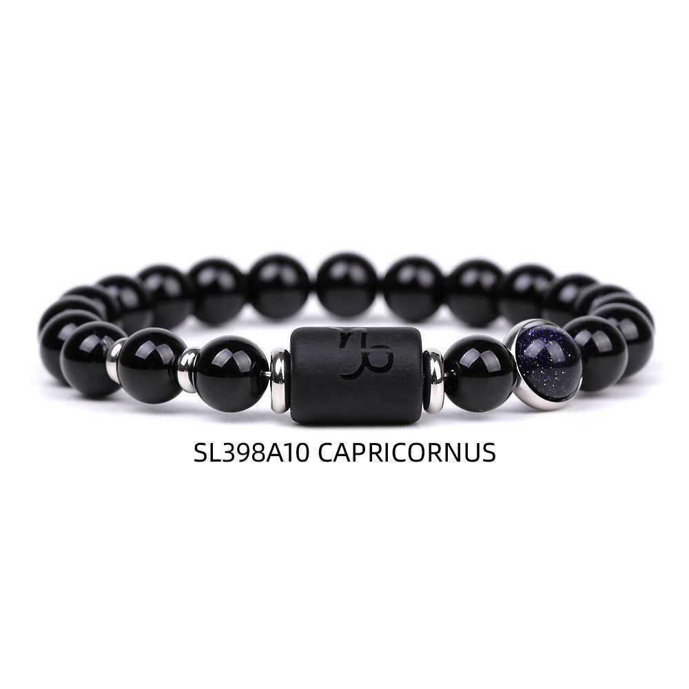 Fashion Twelve Constellations Bracelets Men - Heritage cosmetics and beauty care