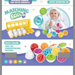 Baby Learning Educational Toy Smart Egg Toy Games Shape Matching Sorters Toys Montessori Eggs Toys For Kids Children - Heritage cosmetics and beauty care