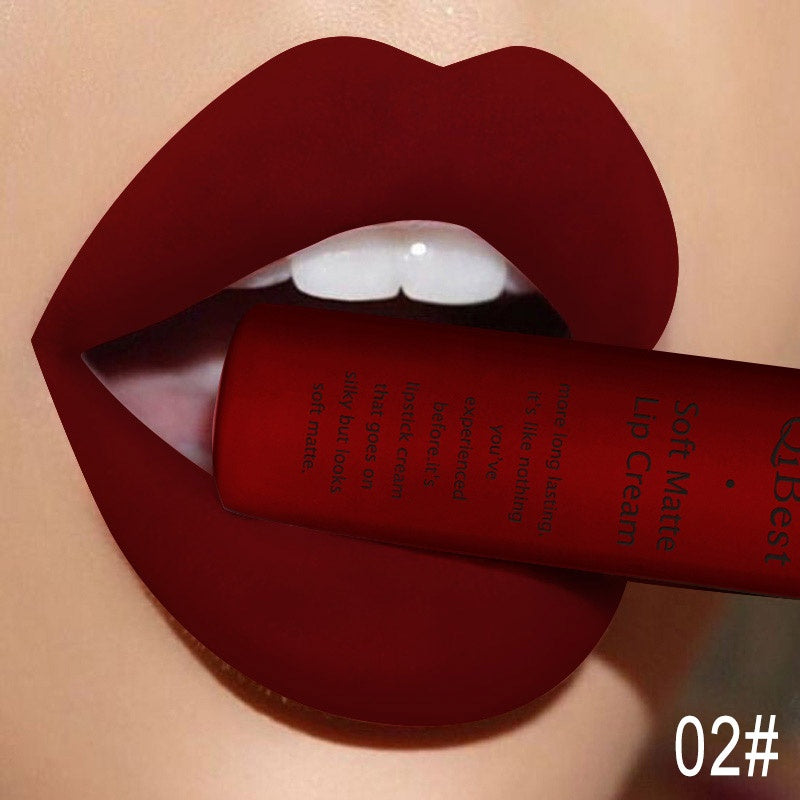 Qibest makeup brand matte lipstick - Heritage cosmetics and beauty care