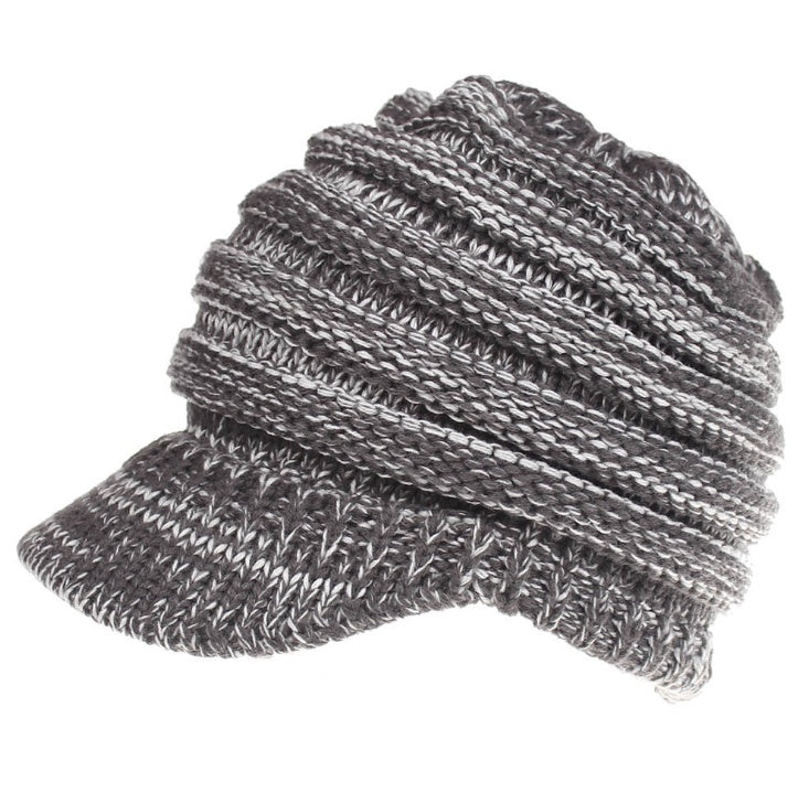 Women Ponytail Beanies Autumn Winter Hats Female Soft Knitting Caps Warm Ladies Skullies - Heritage cosmetics and beauty care