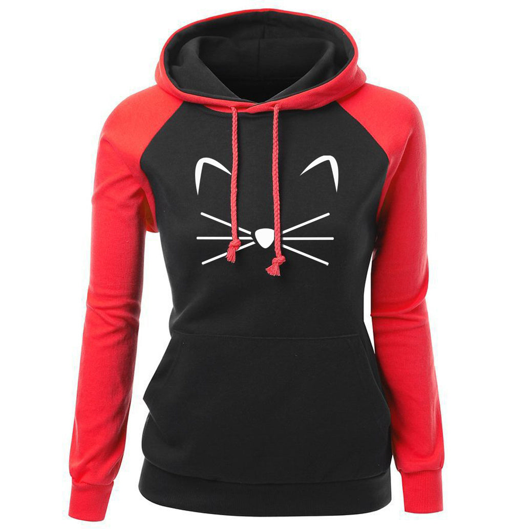 Cute Cat Woman Hoodies Sweater - Heritage cosmetics and beauty care