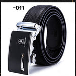 Two-layer leather belt business men's smooth automatic buckle leather belt - Heritage cosmetics and beauty care