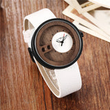 Fashion Top Brand Wooden Watch Men Exquisite Carving Hollow Design Male Clock Unique Green Leather Quartz Wood Watches - Heritage cosmetics and beauty care