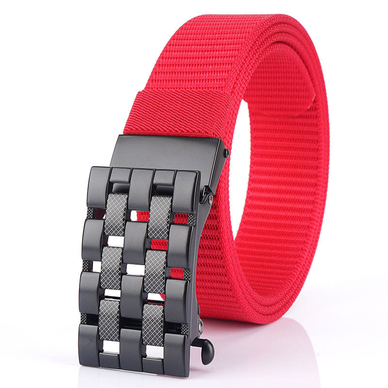 Automatic buckle nylon belt - Heritage cosmetics and beauty care