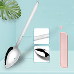 Stainless Steel Sawtooth Scraping Spoon Fruit Scoop Dessert Spoon Tableware Serving for Grapefruit - Heritage cosmetics and beauty care