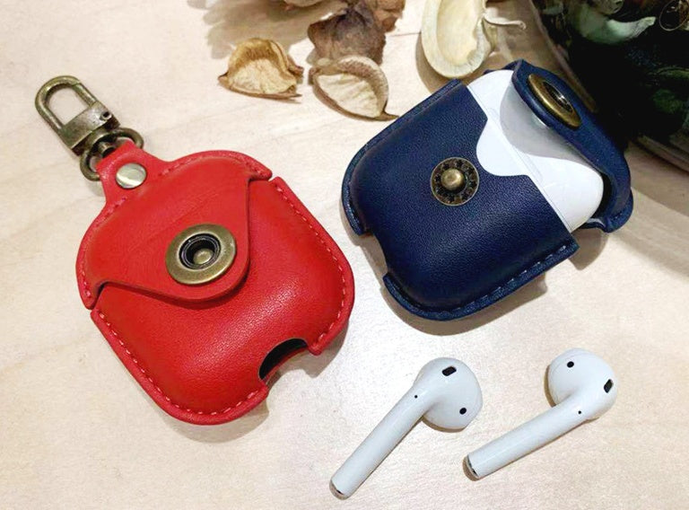 Compatible with Apple, AirPods leather earphone cover Heritage cosmetics and beauty care