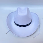 Western Five Nail Cowboy Hat One-time Forming Big Edge Children's Polyester Felt Hat - Heritage cosmetics and beauty care