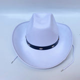 Western Five Nail Cowboy Hat One-time Forming Big Edge Children's Polyester Felt Hat - Heritage cosmetics and beauty care