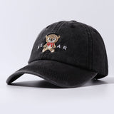 Women Cartoon Teddy Bear Embroidery Dad Hats - Heritage cosmetics and beauty care