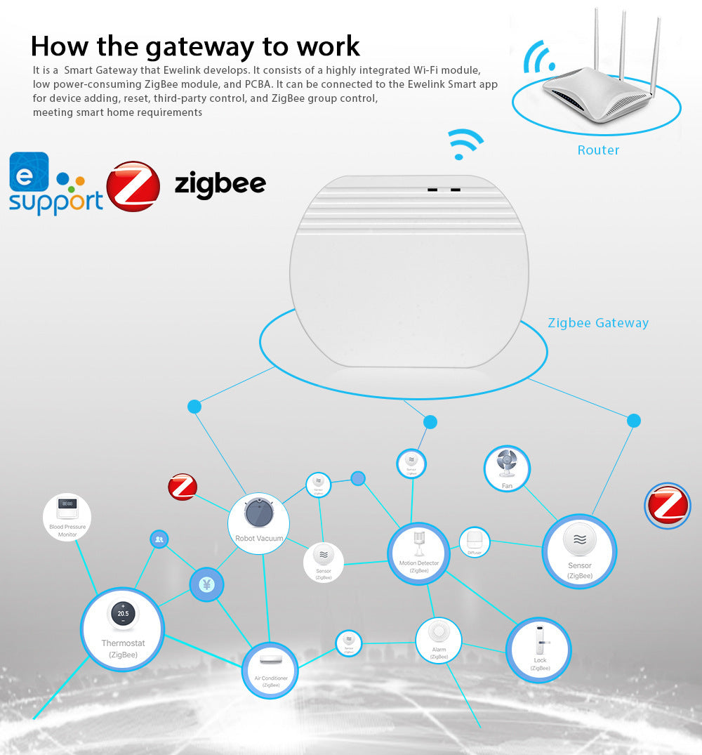 Smart Home Wireless Gateway Compatible With SONOFF - Heritage cosmetics and beauty care