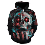 All kinds of fancy scary skull print hoodies - Heritage cosmetics and beauty care