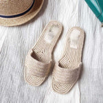 Bohemian flat slippers female espadrilles - Heritage cosmetics and beauty care