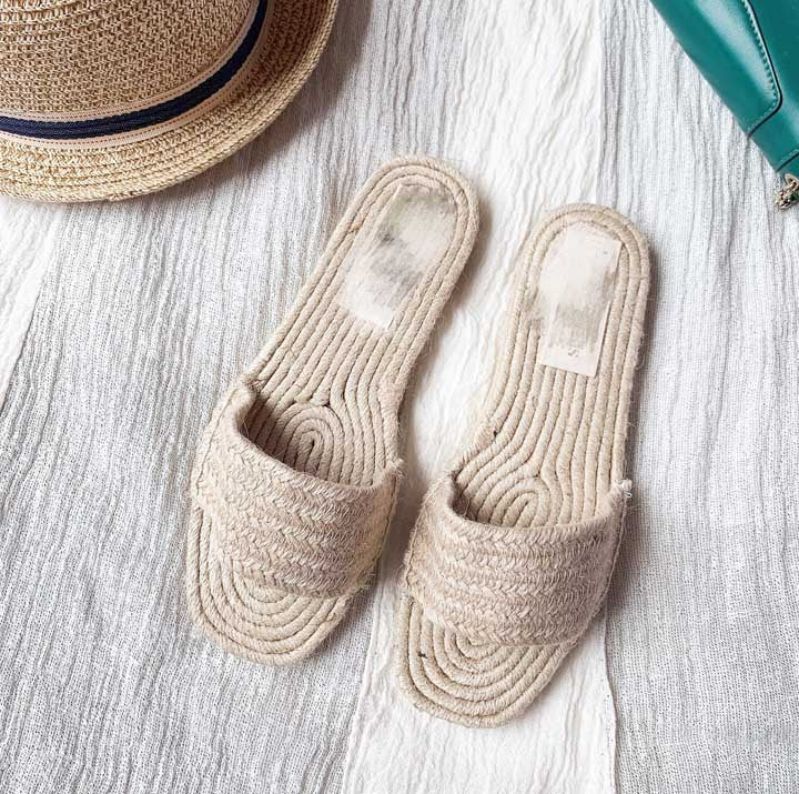 Bohemian flat slippers female espadrilles - Heritage cosmetics and beauty care