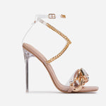 Sexy High Heels With Rhinestone Straps - Heritage cosmetics and beauty care