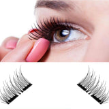 Compatible with Apple, 2021 New False Eyelashes 6D Magnetic Eye Lashes Double Magnet Fake EyeLashes Hand Made Strip Lashes cilios posticos - Heritage cosmetics and beauty care