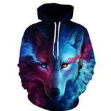 Wolf Printed Hoodies Men 3D Sweatshirt - Heritage cosmetics and beauty care